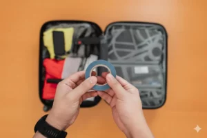 fitas adesivas para viagem