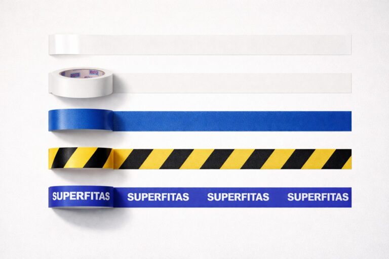 Principais tipos de fita adesiva para embalagens, logística e uso industrial